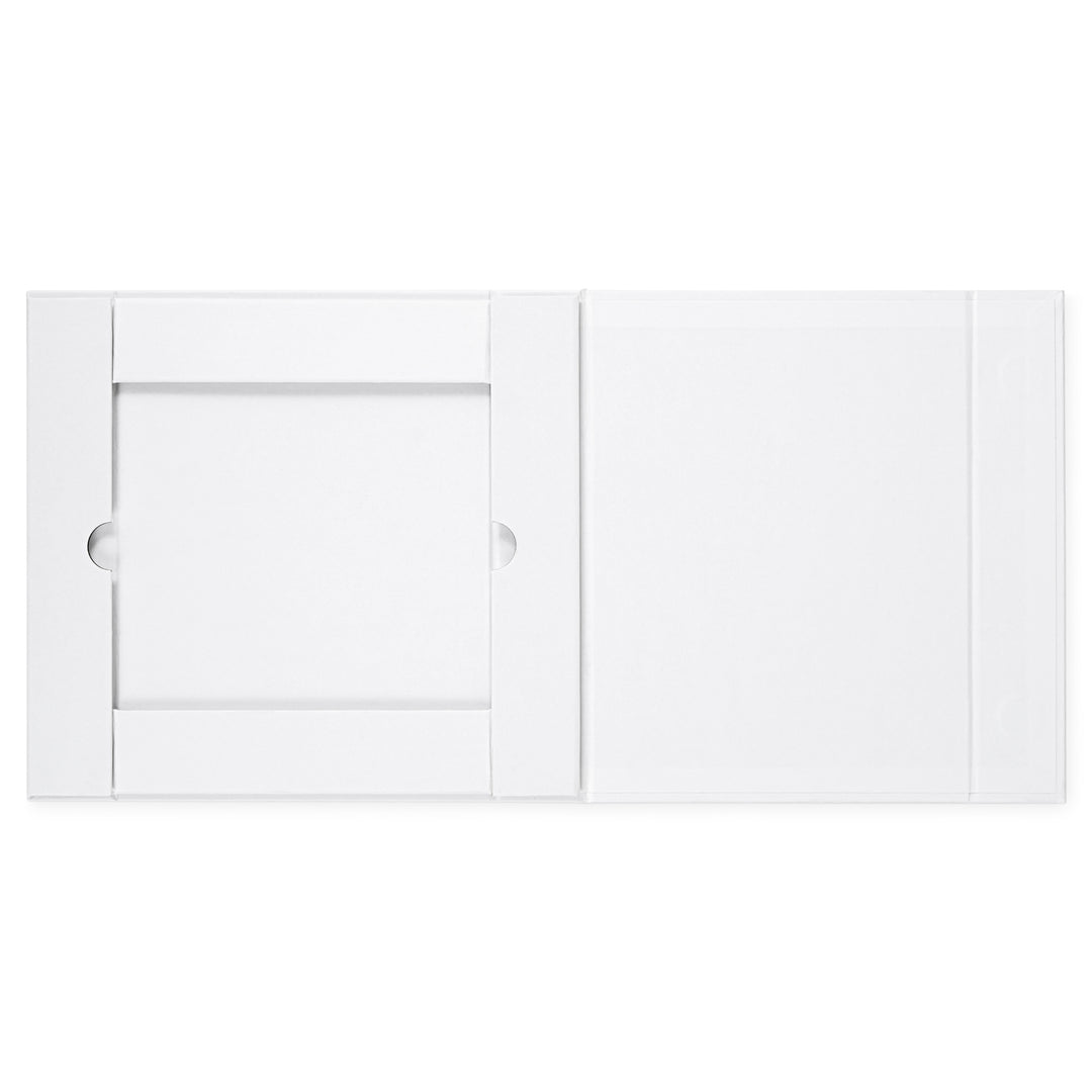 Flat-Pack Μαγνητικά Κουτιά Δώρου A5 σε Μαύρο & Λευκό