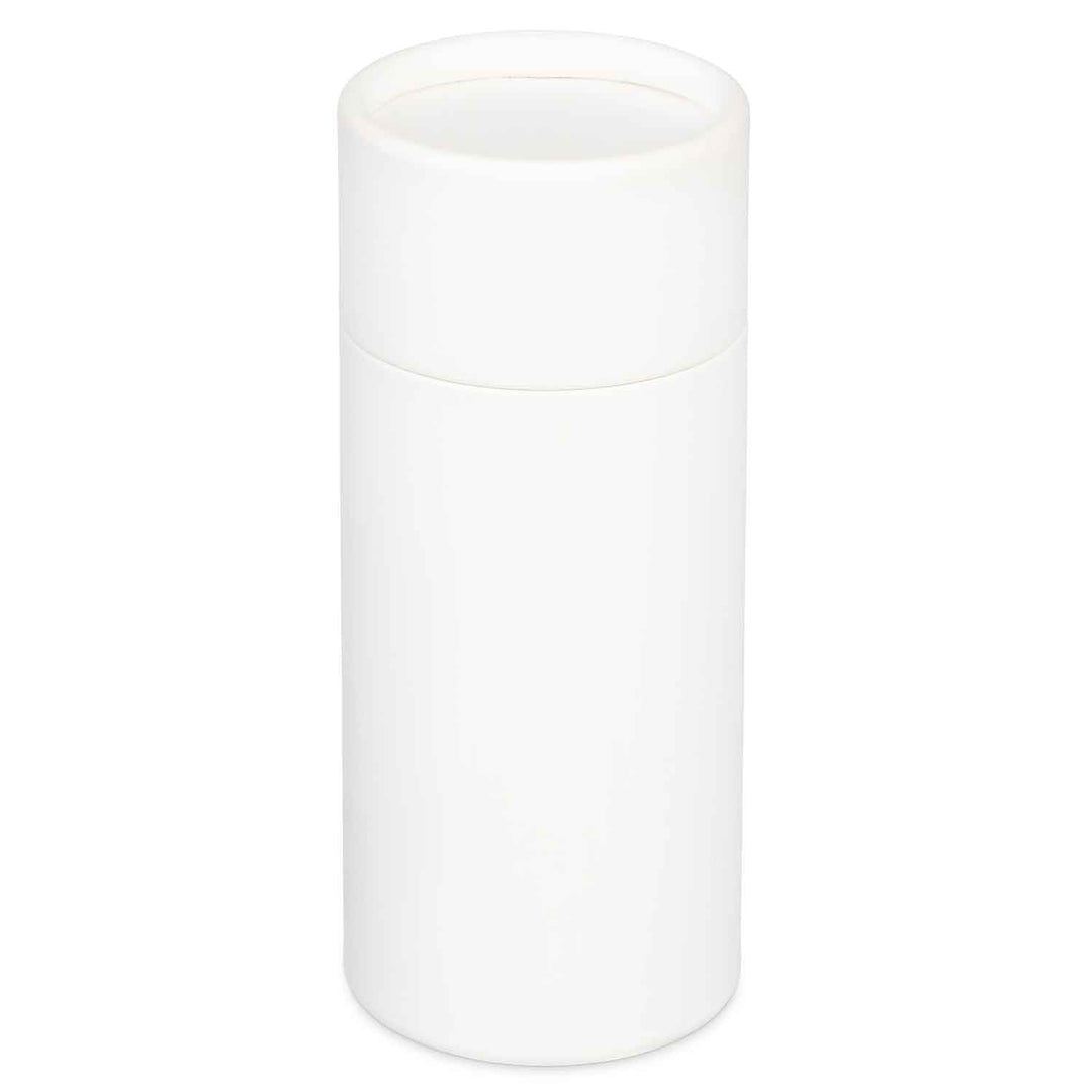 White cardboard push up tube SKU code: 