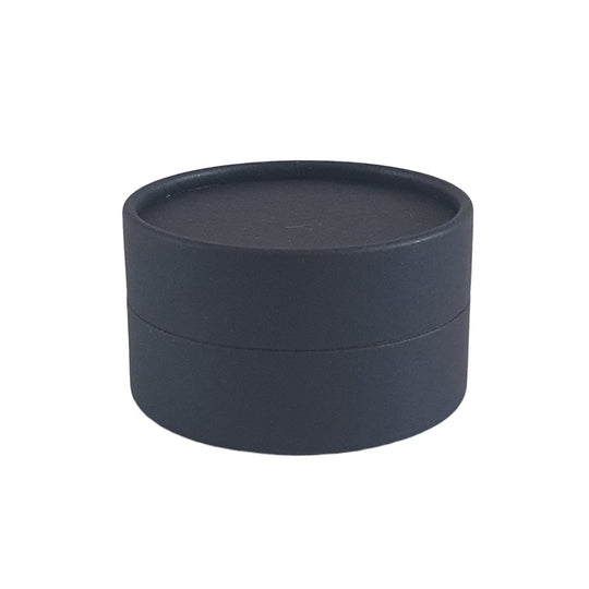 Cardboard Jars with Water Resistant Liner in Black, White and Brown Kraft C873042B - Tinware Direct